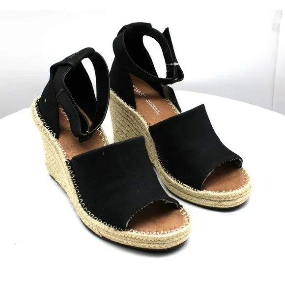 Women s TOMS Marisol Wedge Ankle Strap Sandal - Picture 1 of 8